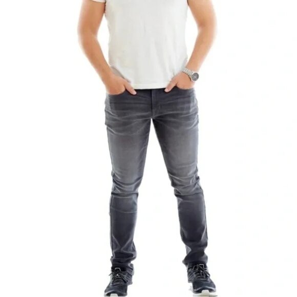 The Perfect Jean NYC Slim Fit Jeans 36 x 32 Stretch Cotton Miner Gray
